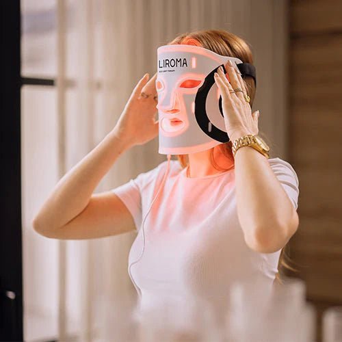 LIROMA GLOW® LED - Lichttherapie Gezichtsmasker met Infrarood & Rood licht - Liroma