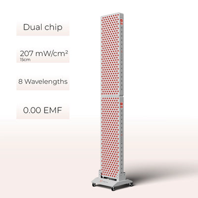 PrimeFORCE Multi Gen5 (Red Light Therapy) (RL600) – Ideal for home use – Dual chip – 184 x 30 x 6.5 cm